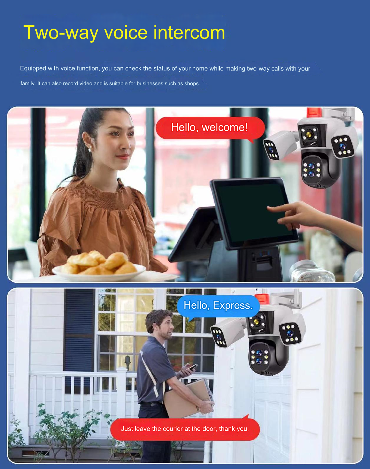 Al Smart Monitor for expelling thieves